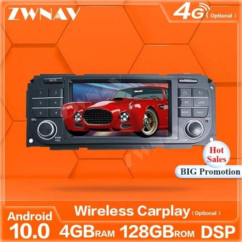 Carplay 4+128G Android Screen For Jeep Grand Cherokee 1999 2000 2001 2002 2003 2004 GPS Player Auto Audio Radio Stereo Head Unit