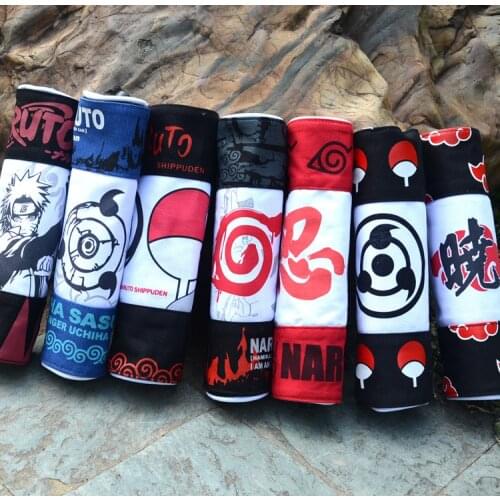 NEW Hot Arrival Narutoes Series Theme pencil case pen holder Sasuke Ninja stationery bag anime peripherals for Children Gift