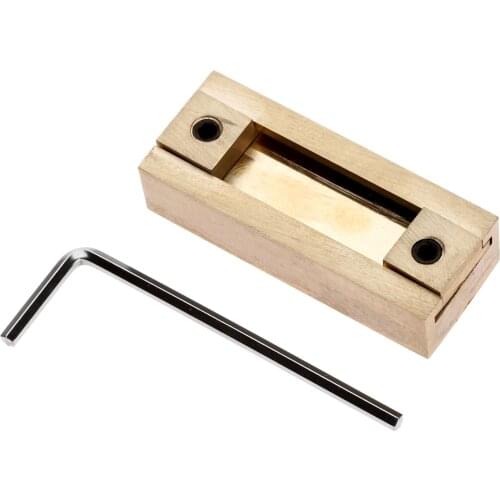 2pcs/set 5cm T-Slot Fixture Holder+ Allen Wrench Custom Brass Steel fits 4-5 Letters Mold Leather Craft Seal Heater Emboss Tools