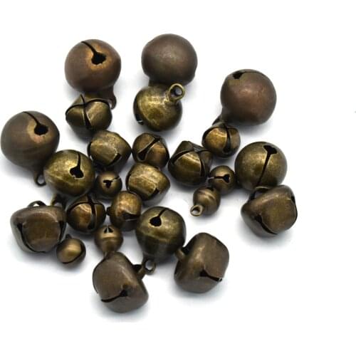 Retro Bells Mini Bells Christmas Decoration Bells for DIY Sewing Wreath Holiday Decoration Jewelry Making Multiple Sizes