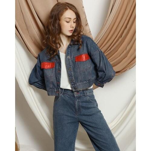 KOMELLO Womens Denim Jackets