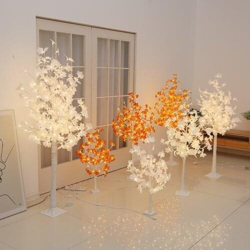 LED birch lights, Christmas and New Year decoration lights, white birch lights, family party wedding party holiday lights
