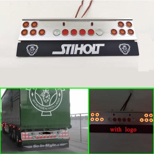 Metal Angel Eye Tail Lamp for 1/14 Tamiya RC Truck Car SCANIA R470 R620 VOLVO FH16 ACTROS 3363 1851 AROCS 3348 MAN TGX Refit DIY