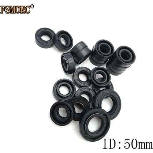 NBR Shaft Oil Seal TC-50*65*66*67*68*70*72*75*78*80*81*82*85*90*91*92*95*100*5/6/7/8/9/10/12/13 Double lip spring rotary