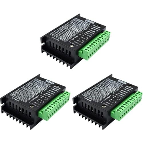 Single Axis Stepper Motor Driver Controller 3pcs Micro-Step 9-40V CNC TB6600