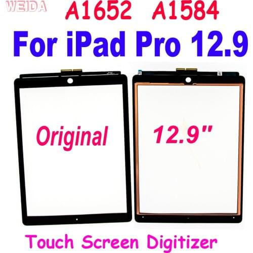Original 12.9'' Touch Screen For iPad Pro 12.9 the First Generation A1652 A1584 Touch Screen Digitizer Glass Panel Replacement