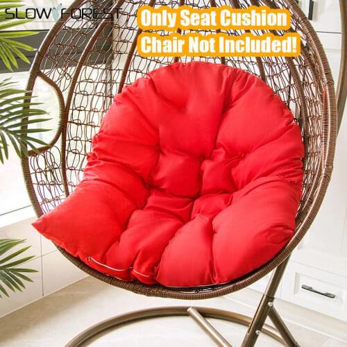 Slow Forest Swing Chair Cushion Cradle Hanging Chair Back Pads Thick Egg Chair Cushion Recliner Rocking Chair Decorative Cushion