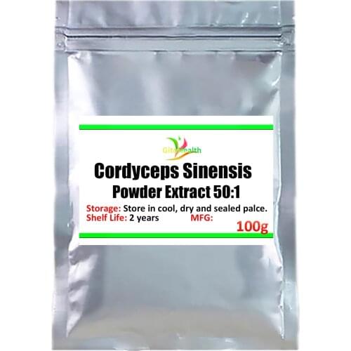 Cordyceps sinensis extract powder 50:1 anti-tumor and anti fatigue