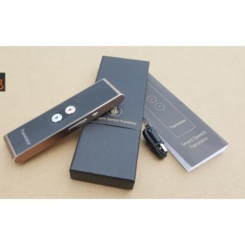 Portable Smart Voice Two-Way Real Time Multi-Language Translation for Learning Travel Meeting Support 32 languages