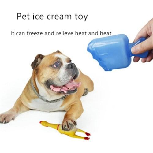 Durable Ice Cream Model Teeth Cleaning Protection Biting Chewing Toy for Dogs Pet Accessories