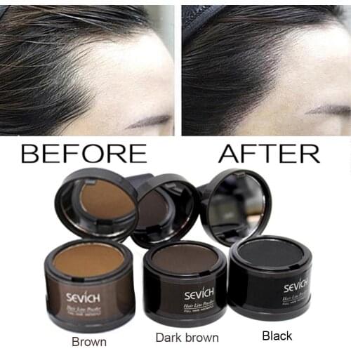 3 Color Hair Fluffy Powder Instantly Black Root Cover Up Natural Instant Hair Line Shadow Powder Hair Concealer Coverage