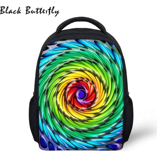 2020 Backpack Kids School Bags Colorful Pattern Student- Bags Children Book Bag Kindergarten Bag Nursery Bag 3-8 Years Old