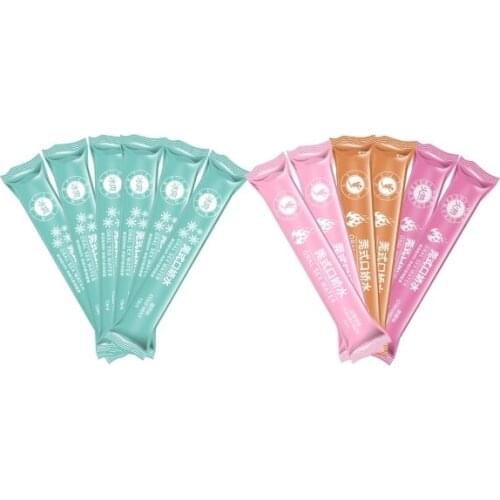 Men/Women Sex Lubricant Peach/Strawberry/Orange/Mint Sex Oil Gel Adults Oral products Fruit flavor Cream