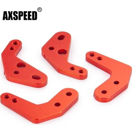 AXSPEED Alloy Shock Absorber Suspension Extension Mount Height Angle Stand for Axial SCX10 II 90046 1/10 RC Crawler Car Parts