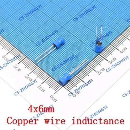 10PCS 2.2MH 4.7MH 20MH 470UH 3.3MH Copper Wire Power Inductor 0406 4X6