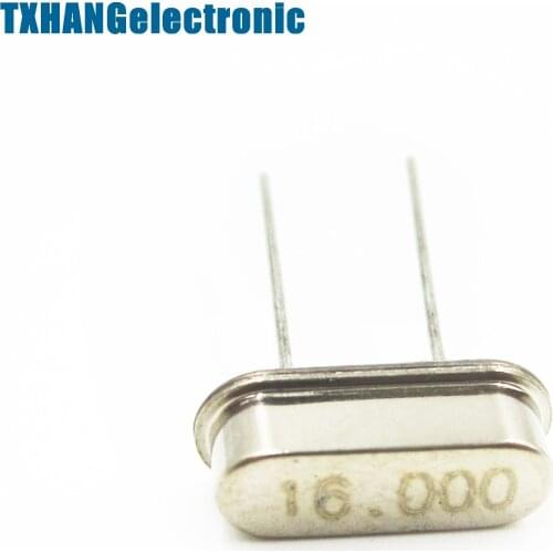 10Pcs16MHz 16.000MHz 16M HZ HC-49S Inline Feet Passive Crystal diy electronics