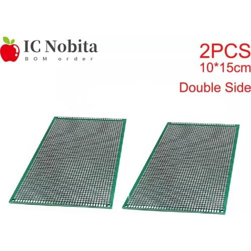 2PCS 10x15 10*15cm Double Sided DIY Prototype Paper PCB Universal Experiment Matrix Circuit Board