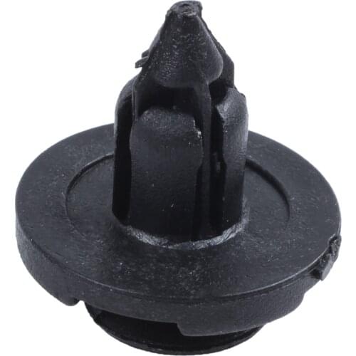 30 pieces Plastic Parts 8 mm Black Hole Bumper Rivet Clip Closure