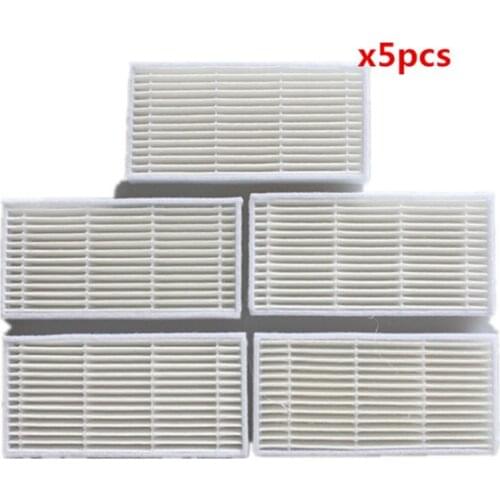 5 pieces/lot Robot Vacuum Cleaner Parts HEPA Filter for Proscenic series SUZUKA series 780T/KAKA