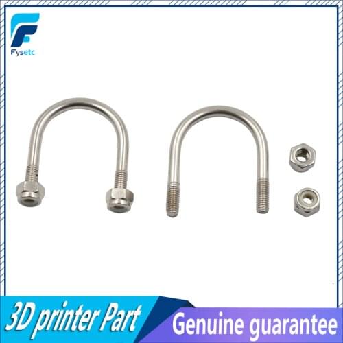 6Sets U-bolts For Holding LM8UU MK2S Y-carriage For Prusa i3 3D Printer Spare Parts