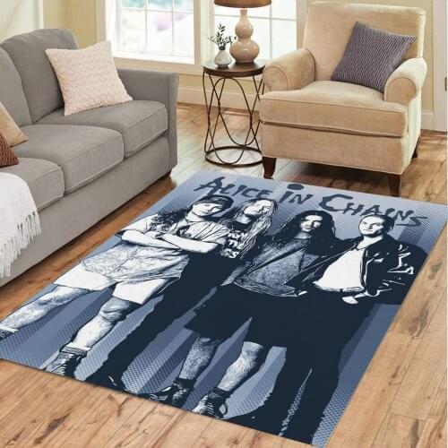 Alice in Chains Artwork Carprt Rug for Living Room Bedroom Decoration Home Non-slip Rugs Floor Mat Dropshipping