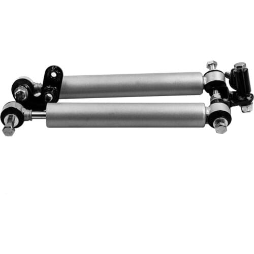 Dual Steering Stabilizer Absorber for Jeep Cherokee XJ Wrangler TJ Steering Stabilizer Dual Kit 1984-2001 45cm