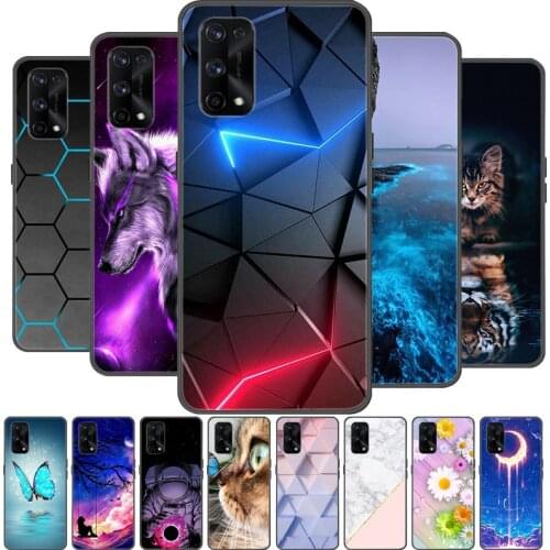 For Realme X7 Pro 5G Case RMX2121 Silicone Soft Cute Phone Cover for Realme X7 5G Case TPU Bumper For RealmeX7 Pro x7Pro