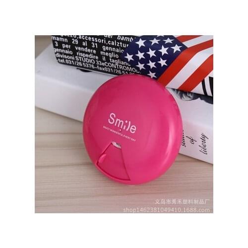 By dhl or ems 1000pcs Creative Portable Rotation Mini Medicine Boxes Pill Organizer 7-Day Pill Cases Orgainzer hot