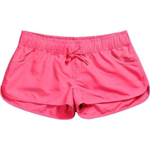 Women Short Elastic Waist Summer Hot Short Casual Loose Shorts Beach Girl High Waist Shorts Lady Beach Style Mid Bow