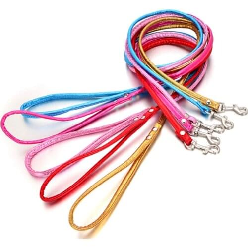 Pu Leather Small Cat Training Leash Serpentine Kitten Lead for Safe Walking Kitten Cat Durable Traction Rope Pet Supplies