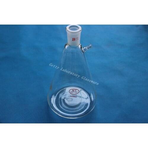 2000ml Vacuum Filter Flask, Filting Flask, 24/40joint, 10mm side hose connection