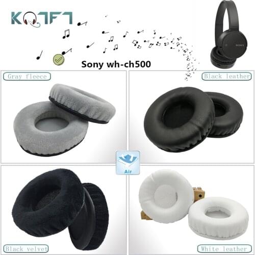 KQTFT flannel 1 Pair of Replacement Ear Pads for Sony wh-ch500 Headset EarPads Earmuff Cover Cushion Cups