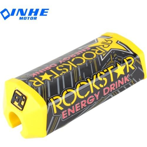 2.0 Square Motocross Handlebar Chest Protector Cross Bar Pad Fit 1-1/8 Handle Bar Motorcycle Dirt Bike Pit Bike