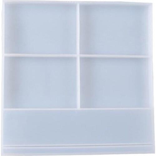 Square Photo Frame Silicone Mould DIY Crafts Decorative Crystal Epoxy Resin Mold 18.4x18.3cm