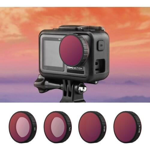 For OSMO Action Lens Filter CPL UV ND 4 8 16 32 ND4-PL ND8-PL ND16-PL ND32-PL Filters Set for DJI Osmo Action Camera Accessories