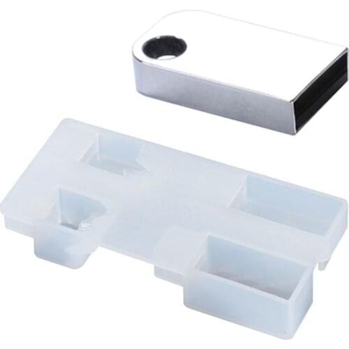 Creative Snow Mountain USB Resin Molds Set with 8G USB Driver Epoxy Resin DIY Art Craft