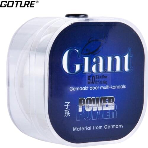 Goture 200m Nylon Fishing Line Super Strong TRANSPARENT Monofilament Sink Lines For Carp Fishing 9-22LB