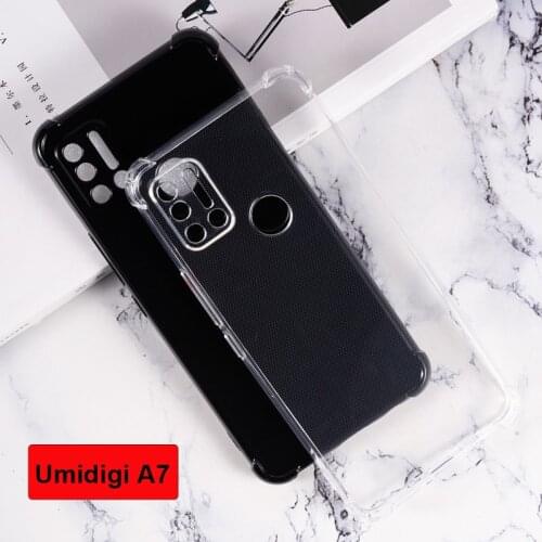 Transparent Phone Case for Umidigi A7 etui Dirt-resistant Soft Silicone Case Back Cover for UMI Umidigi A7 A 7 Capa Coque Fundas