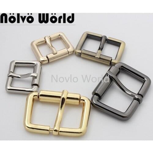 50 pieces 4 size 6 colors chrome color 20-26-31-38mm inner rectangle shape pin buckle for chains bag purse accessories