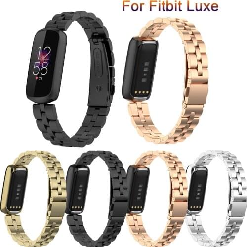 Correa Band For Fitbit Luxe sport watch Band Stainless Steel Metal Wrist Strap Women Jewelry Bracelet For Fitbit Luxe Correa