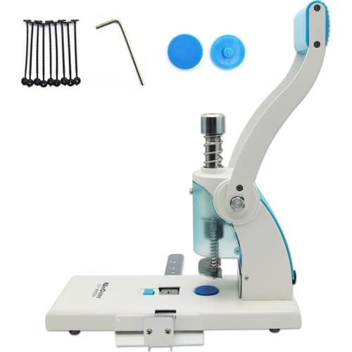 Manual Single Hole Book Menu Paper Hole Drilling Machine Card Notebook Tag 300sheets A4 Paper Adjustable Hole Punching Machine