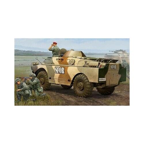 Trumpeter 05512 1/35 BRDM-2(LATE) Reconnaissance Vehicles Car Model Tank Kit TH06512-SMT6