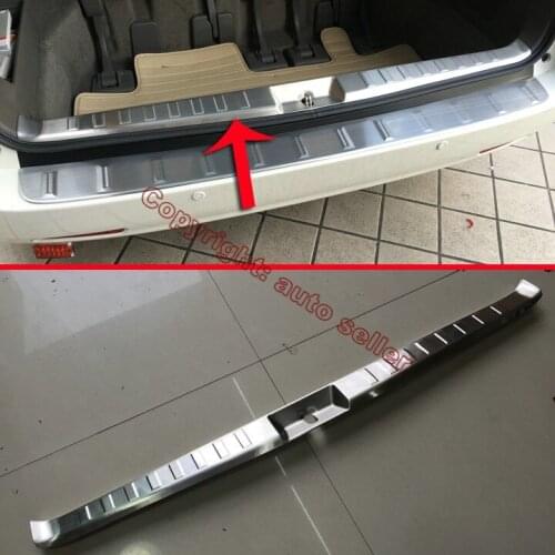 Stainless Steel Interior Inner Rear Bumper Sill Protector For Toyota Sienna 2015 2016 2017