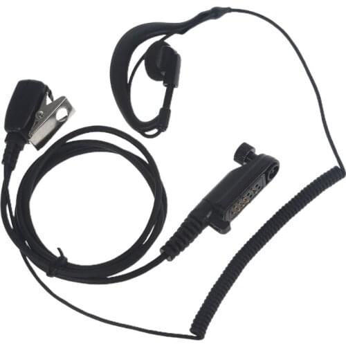 72XB Built‑in Microphone Headphone Compatible with Motorola Xir P8200 Xir P8268 Xir P650 Talkie Anti-aginge Wire for Security