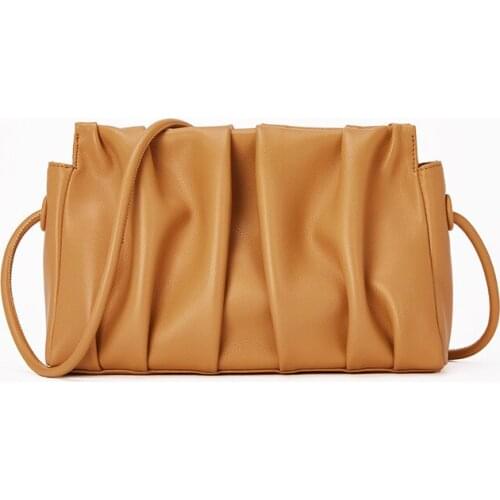 Women Shoulder Bag Female 2021 New Texture Soft Cow Split Leather Versatile Shoulder Diagonal Cross Bag