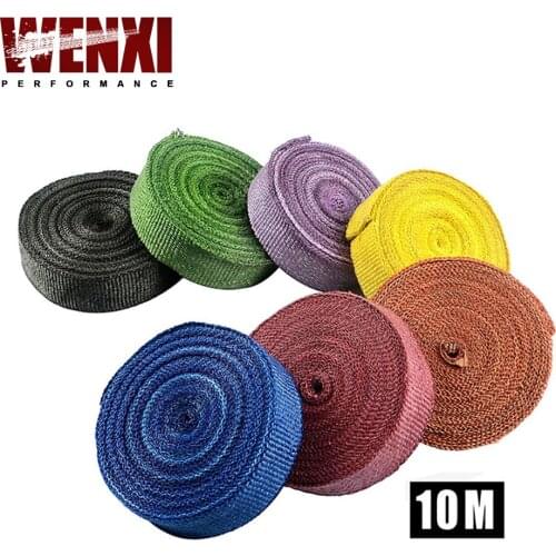 2inch x 10meter Thermal Wrap,Exhaust Insulating Wrap,Header Warp ,Exhaust Pipe Wrap+ 4pcs Ties WX1810