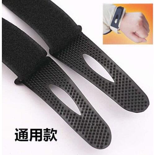 20 Pairs black Sportswear Cuff Tabs Clothing Accessories Fastener Elasticity adjusting fastener Sleeve Hook and Loop Tape