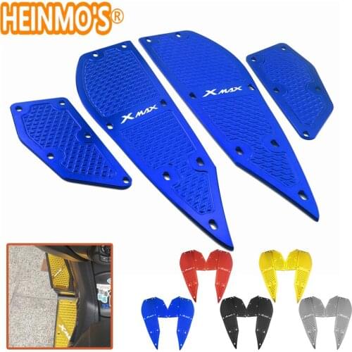 Xmax 300 Footrest Pedal CNC Aluminum Pad For yamaha x max 250 2011-2016 300 2017-2018 xmax 300 for yamaha Foot Rest Plate Kit