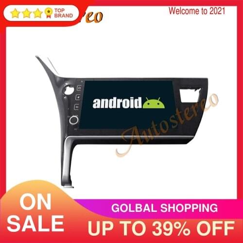 Android 9.0 Car GPS Navigation Multimedia Player For Toyota Corolla/Levin 2018+ Car Head Unit Radio Auto Stereo NO CD DVD Player