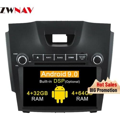 DSP BT 2 din Car Radio Multimedia dvd Player android 9.0 for Chevrolet Trailblazer Colorado S10 Isuzu D-max gps stereo head unit